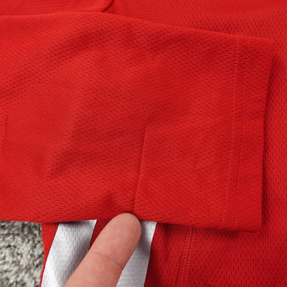 Adidas‎ Shirt Mens M Red Adizero ClimaCool Pullover 1/4 Zip Sweatshirt Athletic